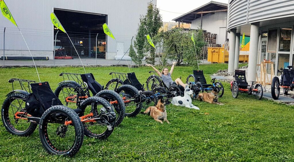 Trikebike Touren Trikeliegeräder testen Saland Zürcher Oberland
